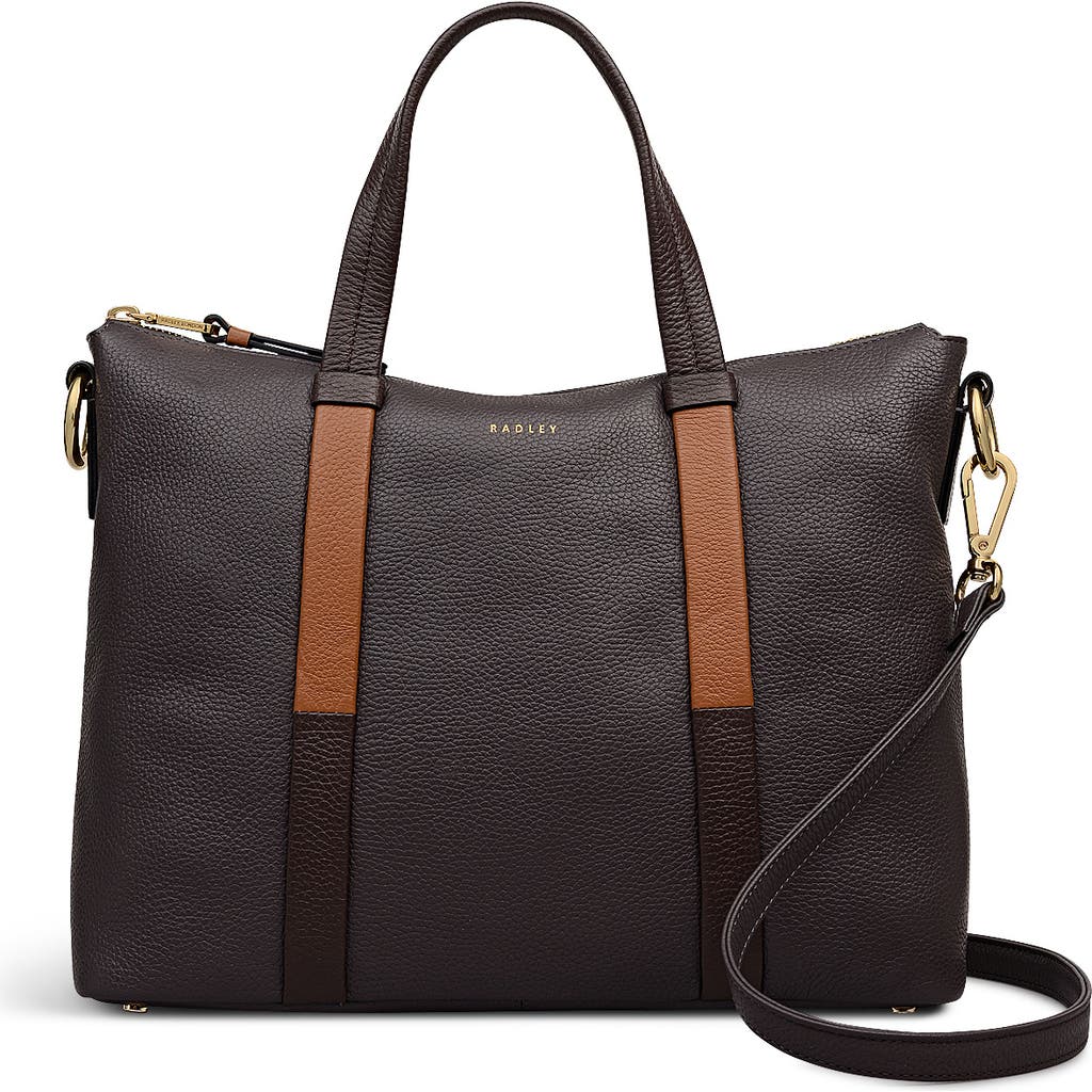 Radley Waterloo Way Medium Ziptop Satchel Bag In Brown