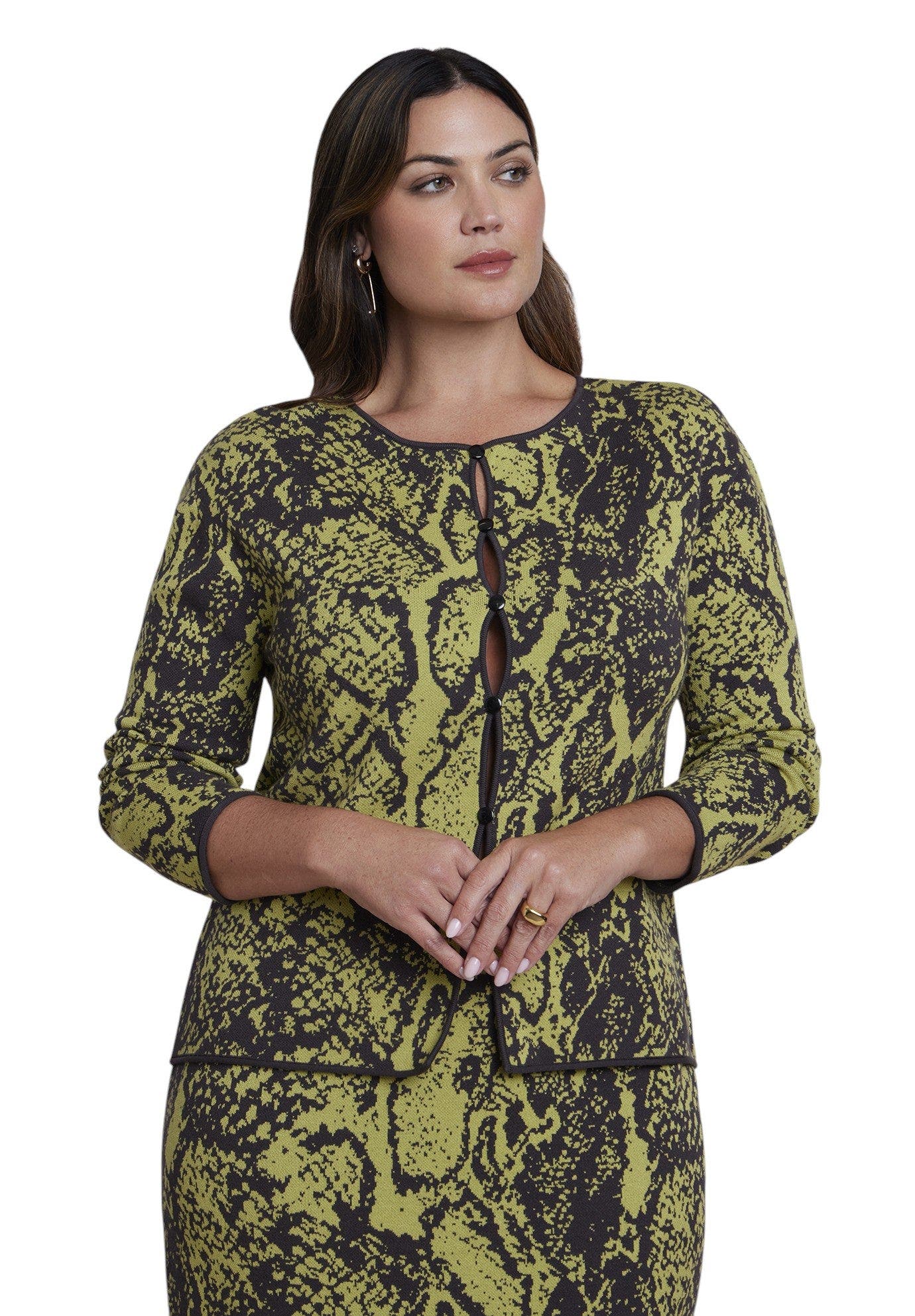 selected GREEN SNAKE PRINT