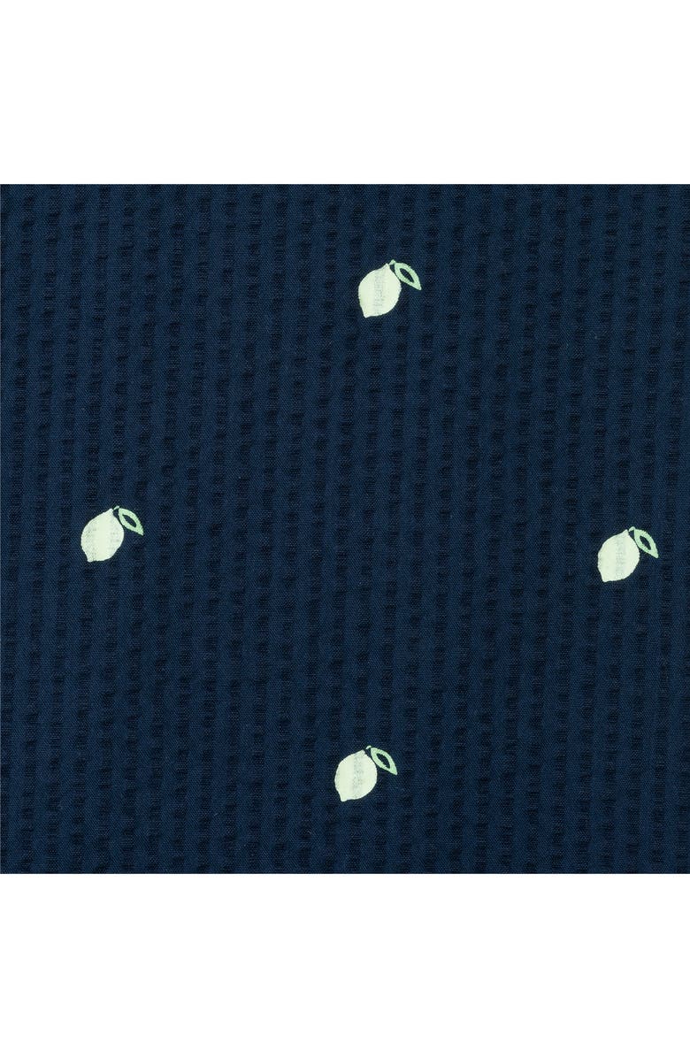 Andy & Evan Kids' Seersucker Lime Button Front Shirt & Shorts Set, Alternate, color, 