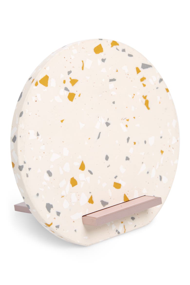 Terrazzo Wireless Dock Charger, Main, color, TERAZZO PINK