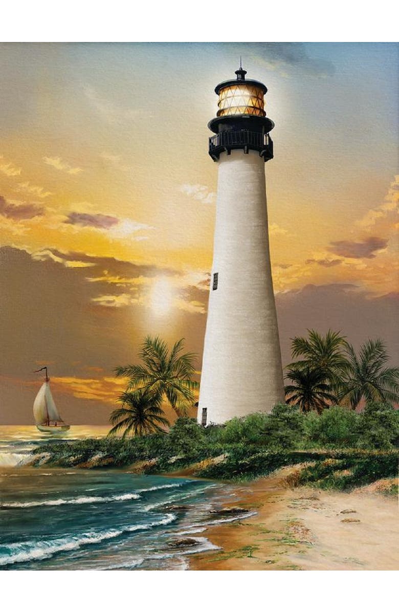 Sunsout Cape Florida Lighthouse 500 piece Jigsaw Puzzle for Adults, Alternate, color, Multicolor