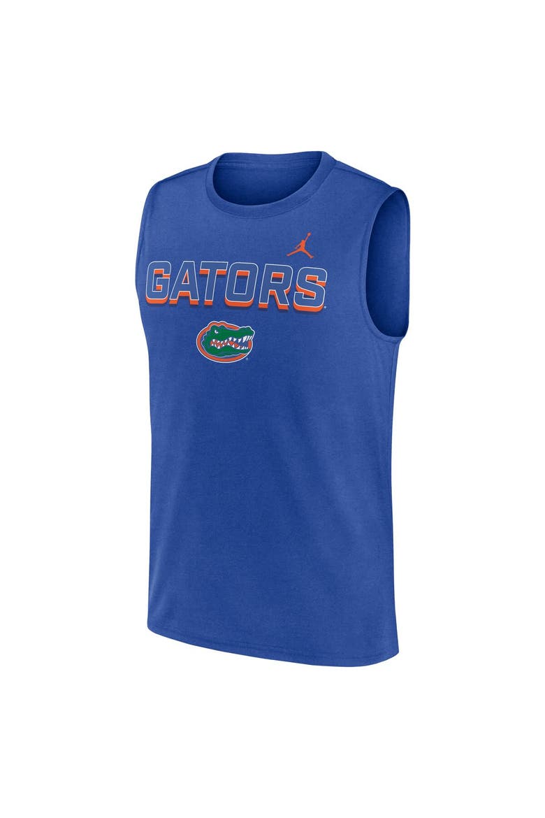Men's Jordan Brand Royal Florida Gators Primetime Tricode Legend Performance Tank Top, Alternate, color, Royal