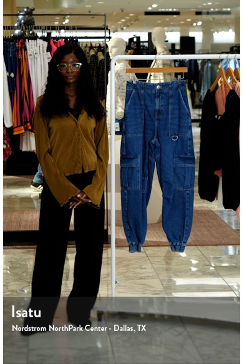 Cargo Denim Joggers video