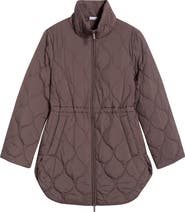 Zella Skyline Longline Quilted Jacket