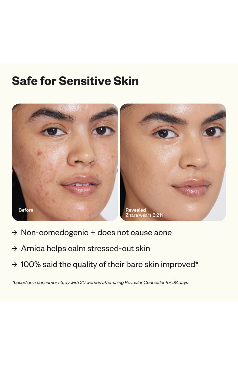 Kosas Revealer Super Creamy + Brightening Concealer with Caffeine and Hyaluronic Acid, Alternate, color, Tone 07 N