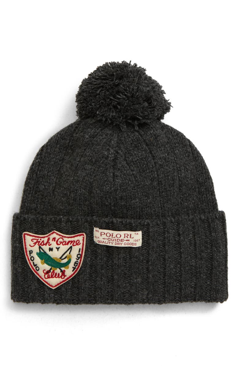 Polo Ralph Lauren Wool Expedition Hat, Main, color,