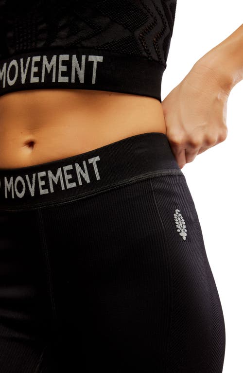 Free People Fp Movement Long Haul Leggings In Black