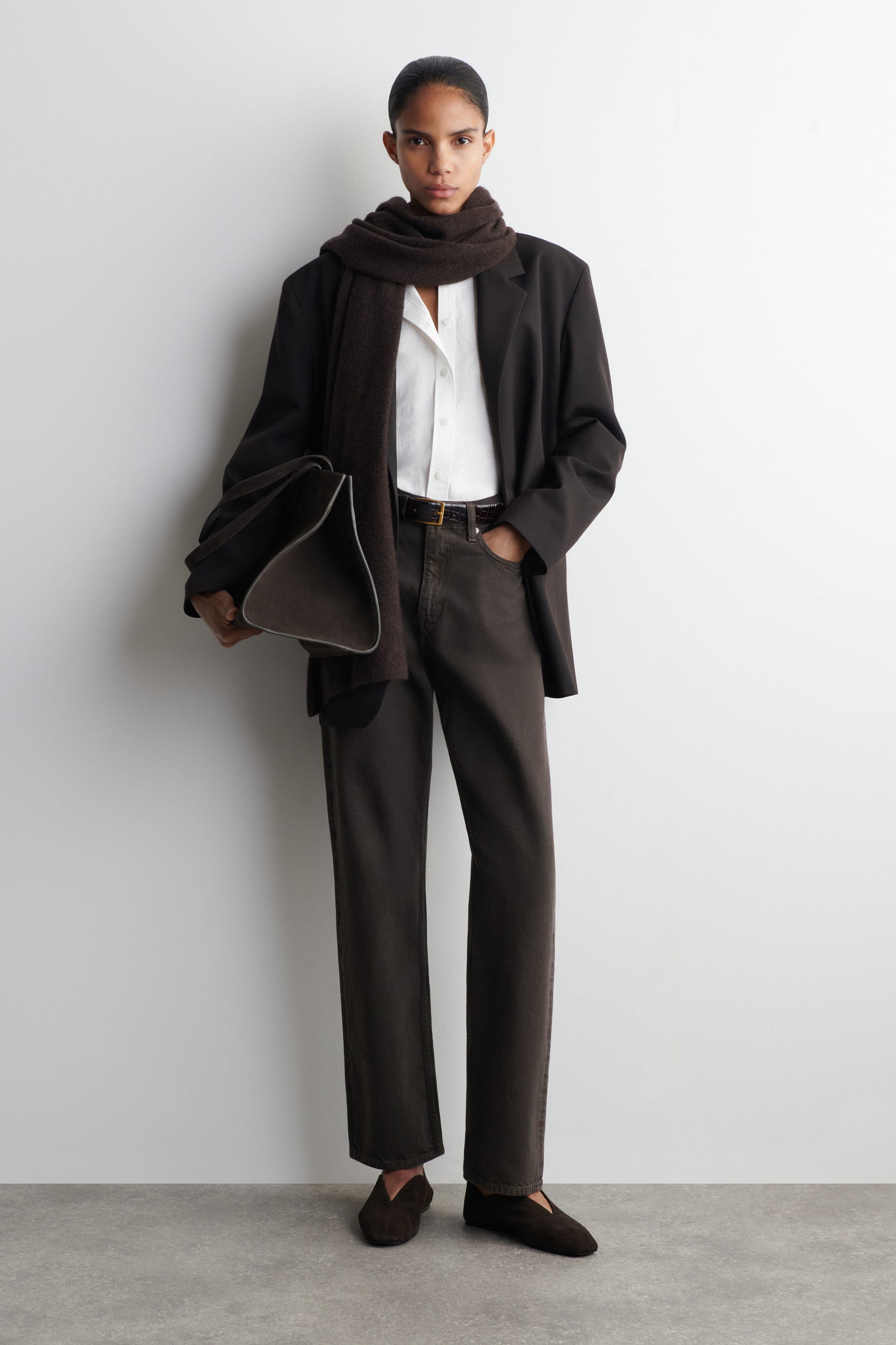 Gathered Pima Cotton Blouse - image 2