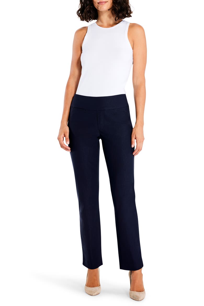 Wonderstretch Pocket Straight Leg Pants, Alternate, color, DARK INDIGO