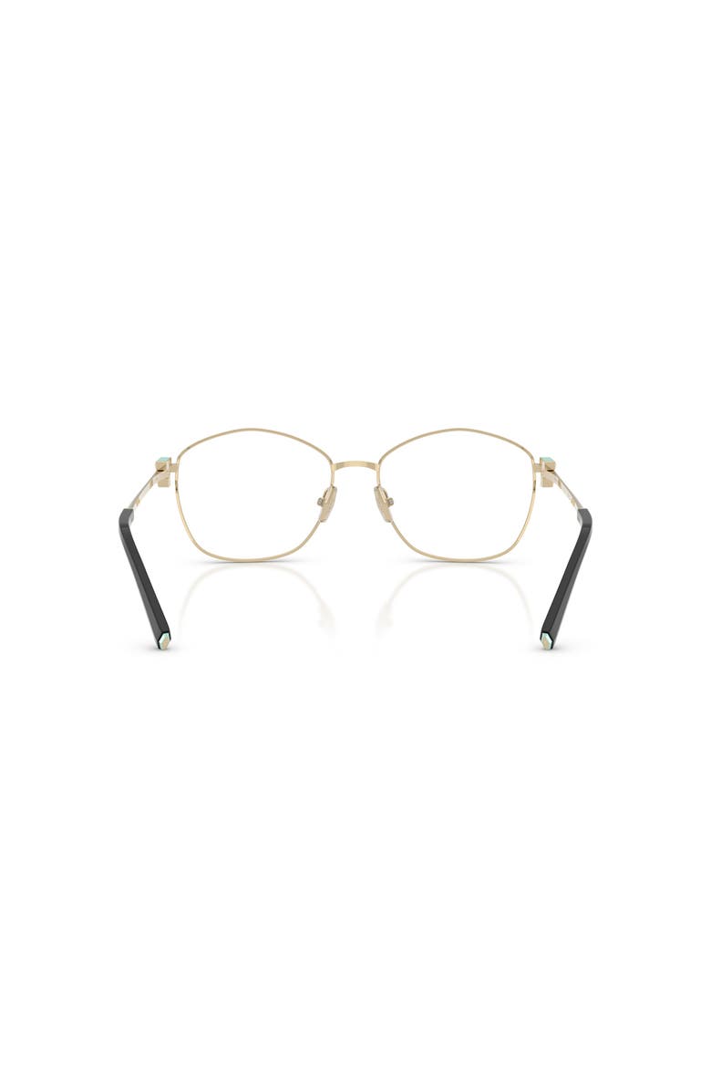 Tiffany & Co. 53mm Irregular optical glasses, Alternate, color, Gold