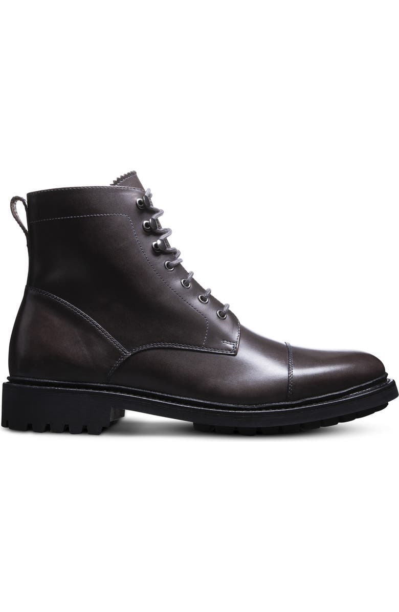 Allen Edmonds Briggs Leather Boot, Alternate, color, Carbon