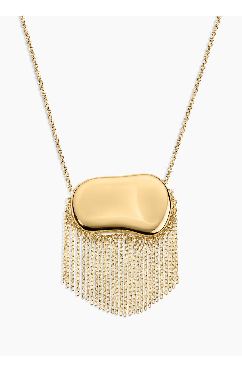 Electric Picks Dakota XL Fringe Bean Necklace, Main, color, Gold