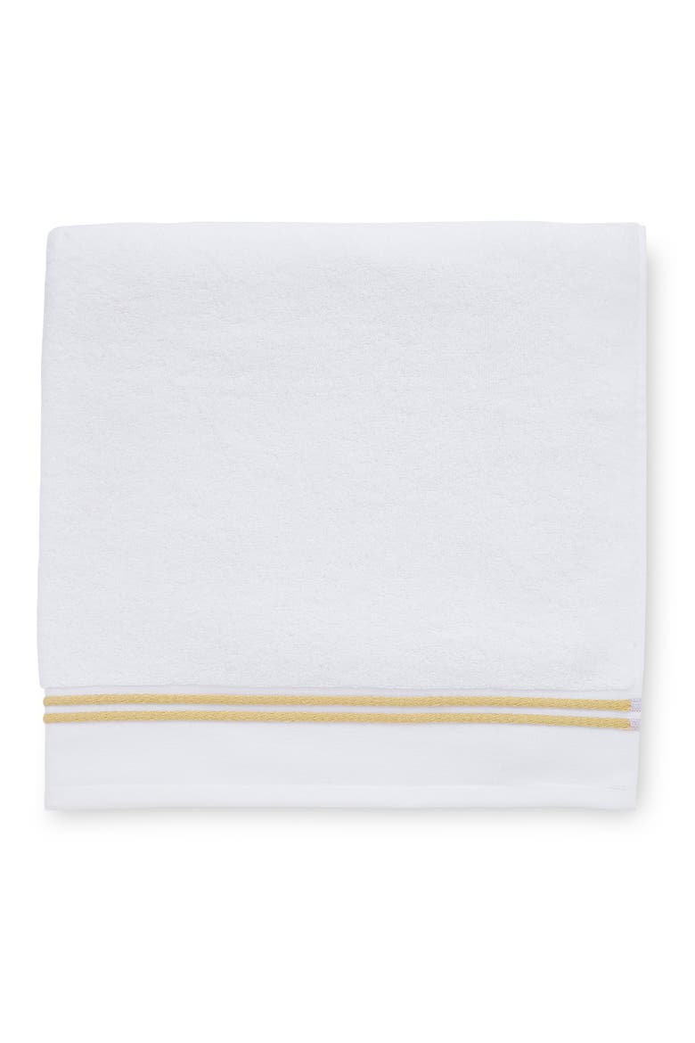 Aura Bath Towel, Main, color, WHITE/CORN
