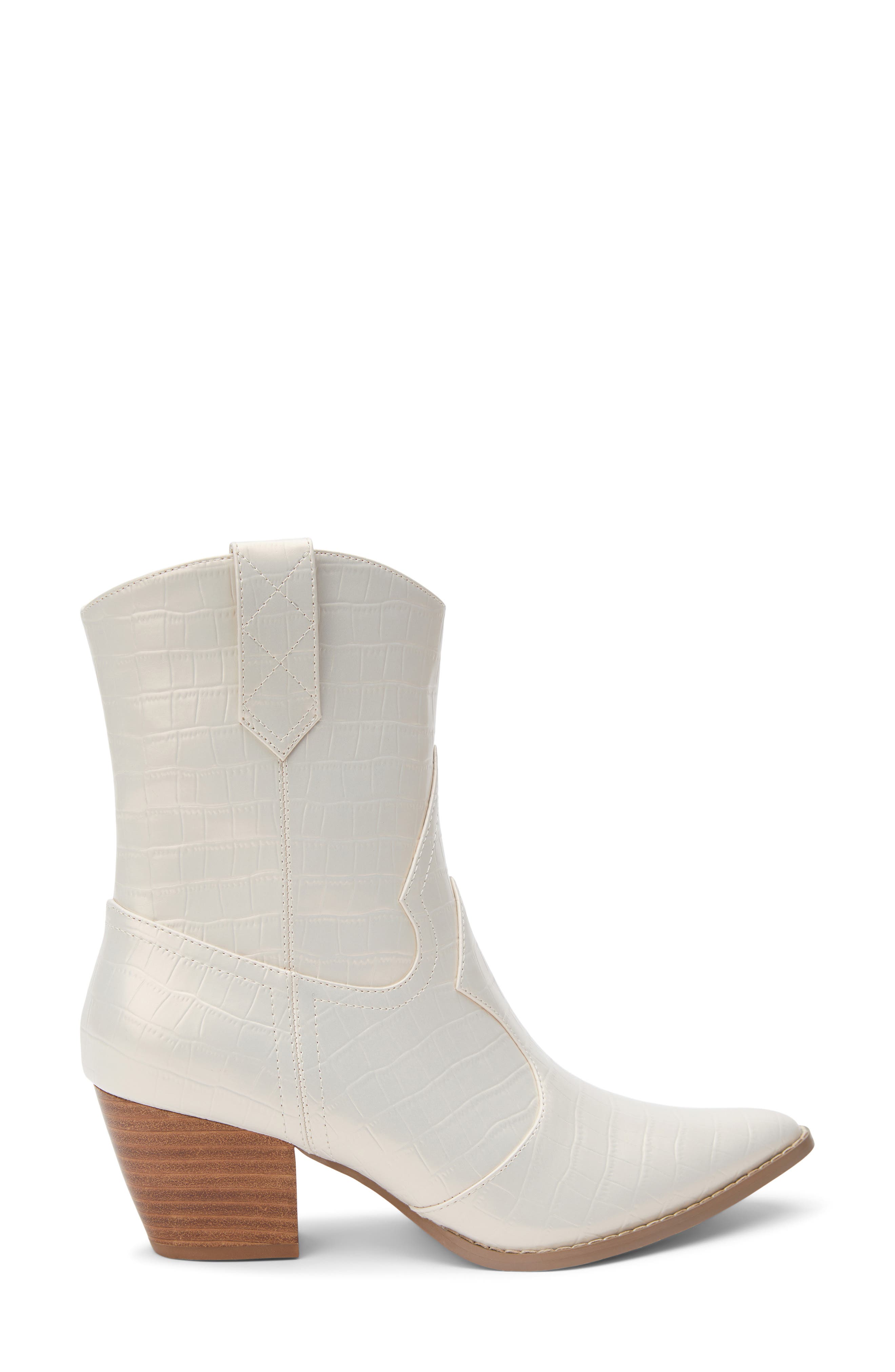 Bambi Western Boot, Alternate, color, PEARL CROC SYNTHETIC