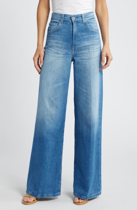 Deven High Waist Wide Leg Jeans