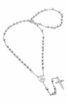 Stainless Steel Rosary Necklace