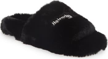 Balenciaga Furry Faux Shearling Slide Sandal (Men) | Nordstrom Balenciaga Furry Faux Shearling Slide Sandal (Men) | Nordstrom
