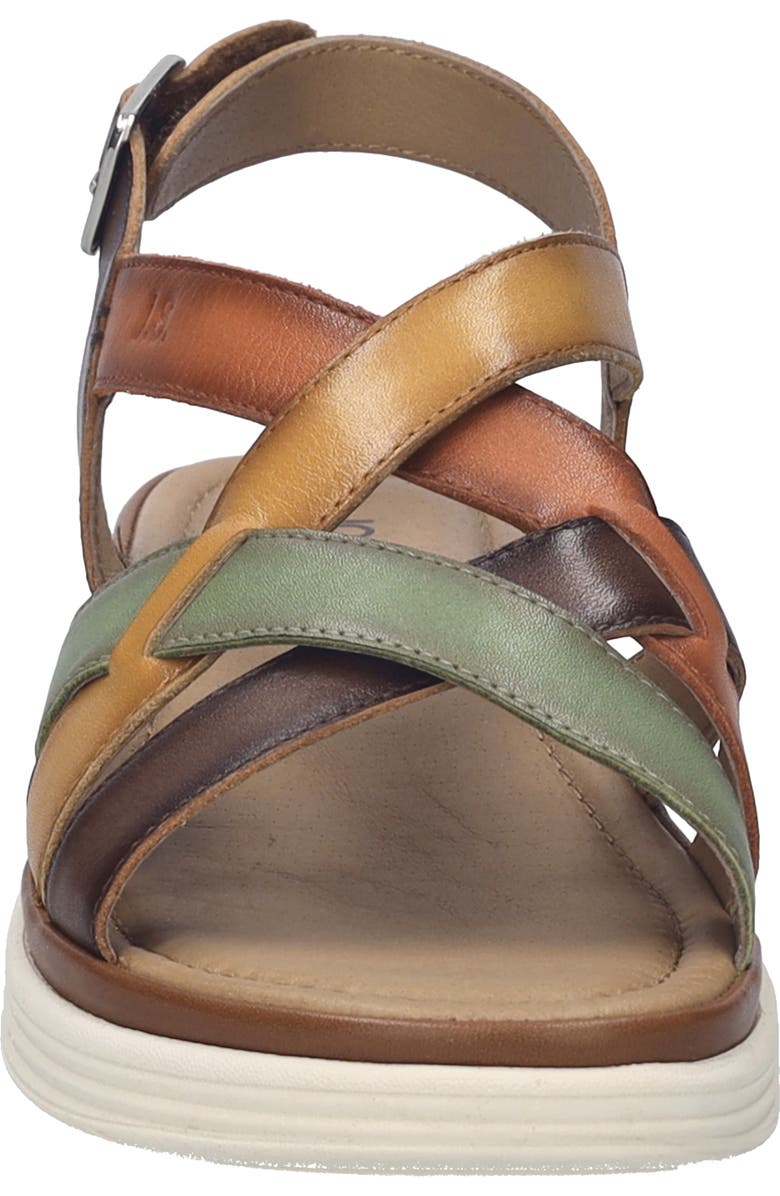 Josef Seibel Sevran Strappy Sandal, Alternate, color, Green