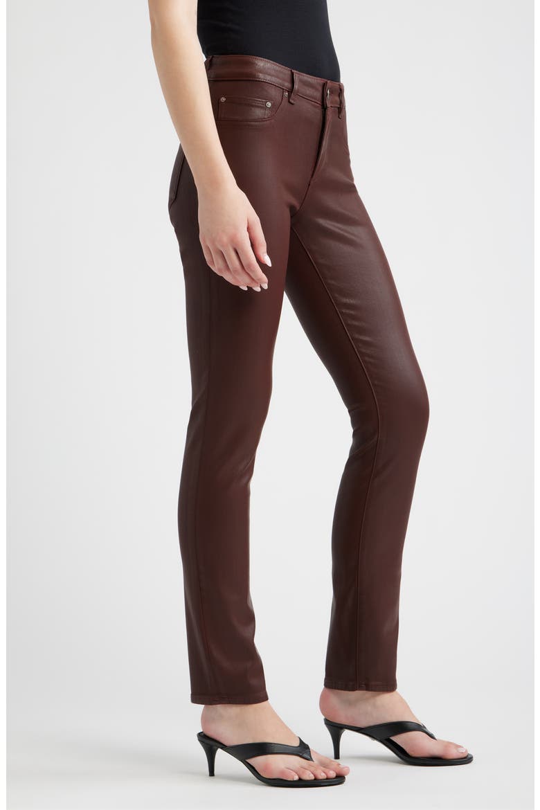 Jessica Instasculpt™ Coated Low Rise Skinny Jeans, Alternate, color, BURGUNDY COATED