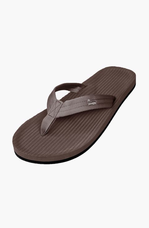 Responsibly-Made Tire Sole Easy Living Flip Flops (Male)