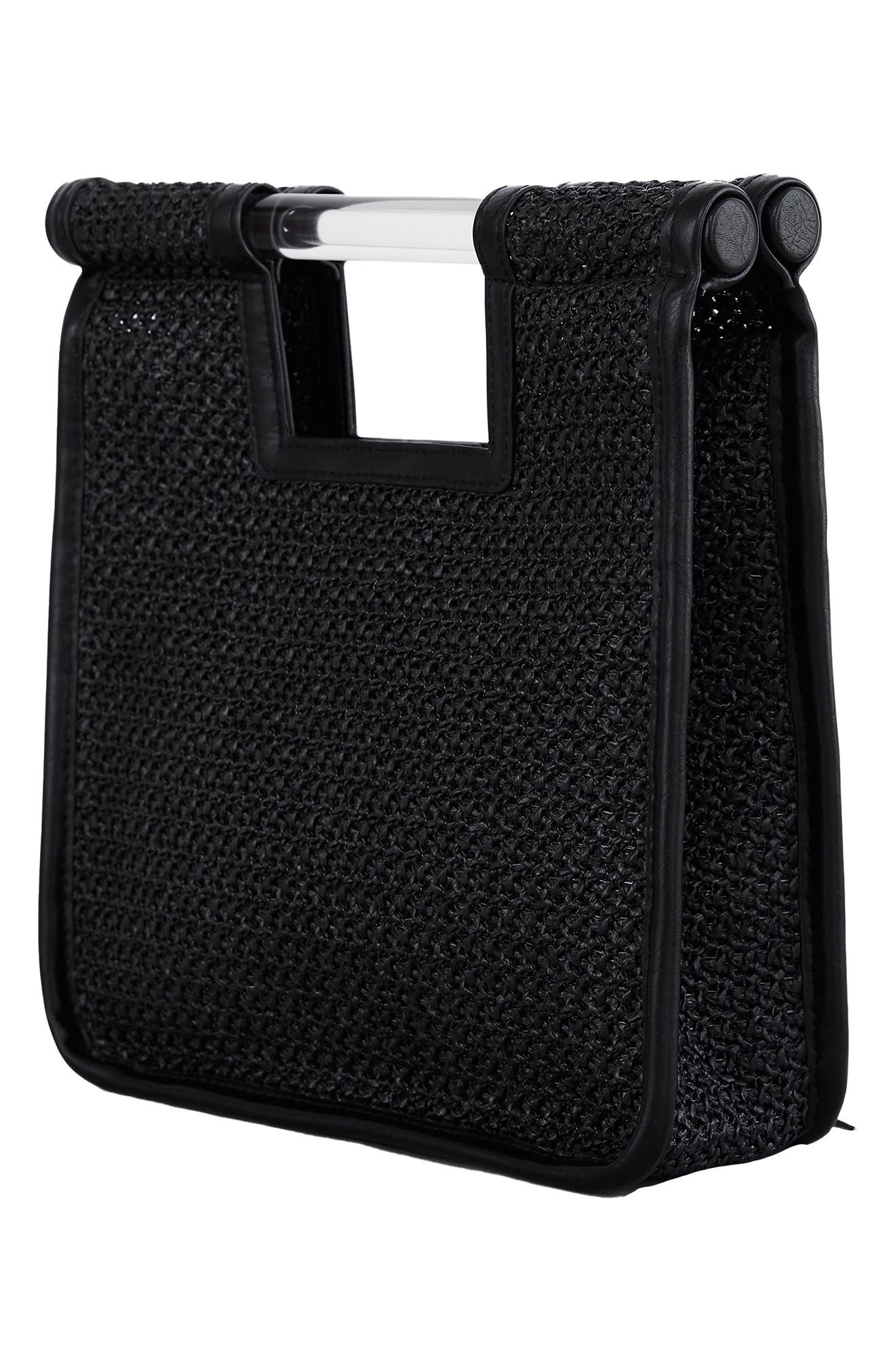 Béis The Naturals Raffia Crossbody Bag, Alternate, color, 