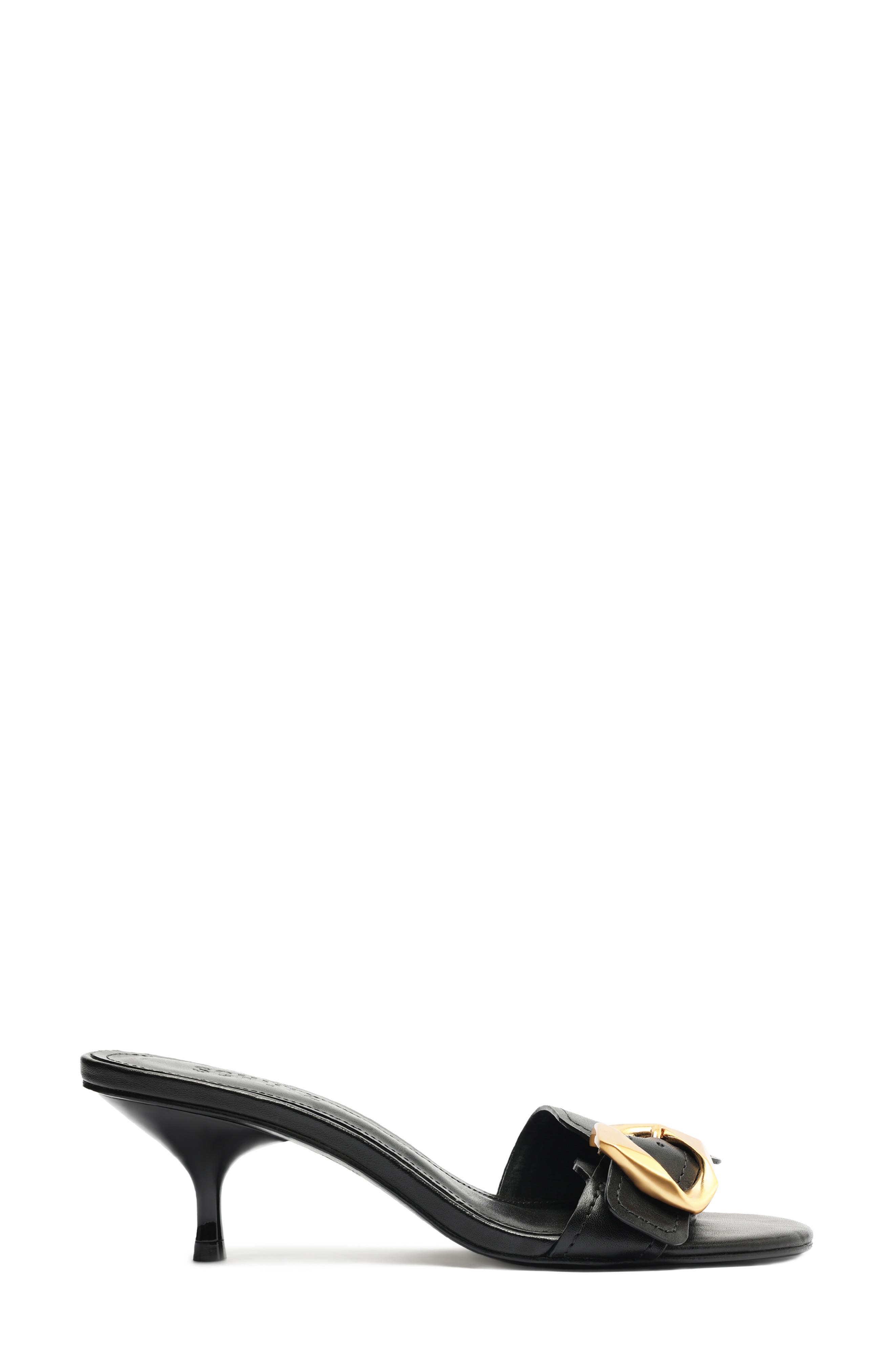 Schutz Olga Buckle Kitten Heel Sandal, Alternate, color, 