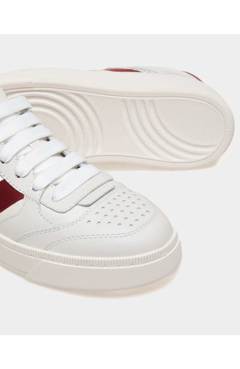 Bally Calf Leather Raise Sneaker, Alternate, color, White