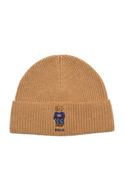 Solid Flag Bear Beanie
