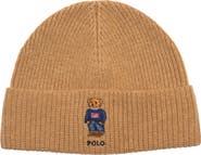 Polo Ralph Lauren Solid Flag Bear Beanie