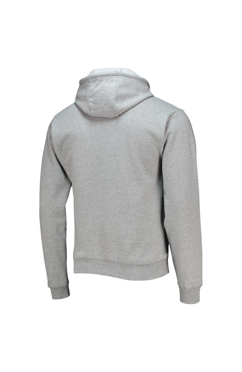 LEAGUE COLLEGIATE WEAR Men's League Collegiate Wear Heathered Gray Brown Bears Seal Neuvo Essential Fleece Pullover Hoodie, Alternate, color, Heather Gray