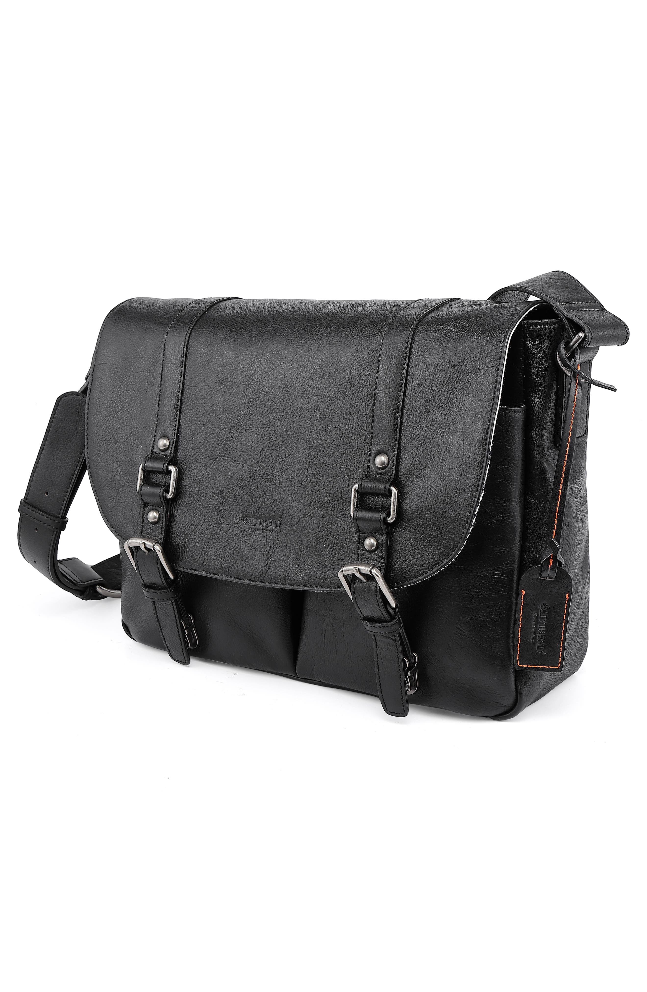 OLD TREND Moonlight Messenger Leather Shoulder Bag, Alternate, color, 