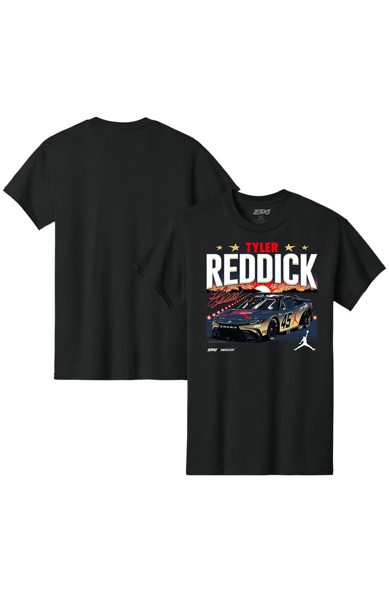 23XI Racing Men's Classic Ink Black Tyler Reddick Scheme T-Shirt, Main, color, Black