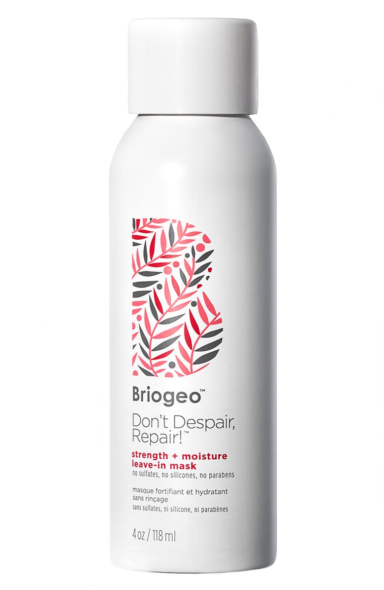 Briogeo Don't Despair, Repair! Strength + Moisture Leave In Mask Spray, Main, color, 