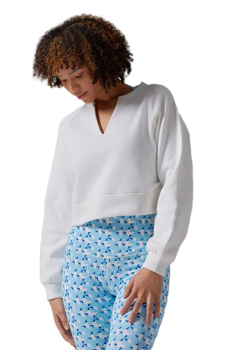 Easy Breezy Sweatshirt, Alternate, color, COCONUT
