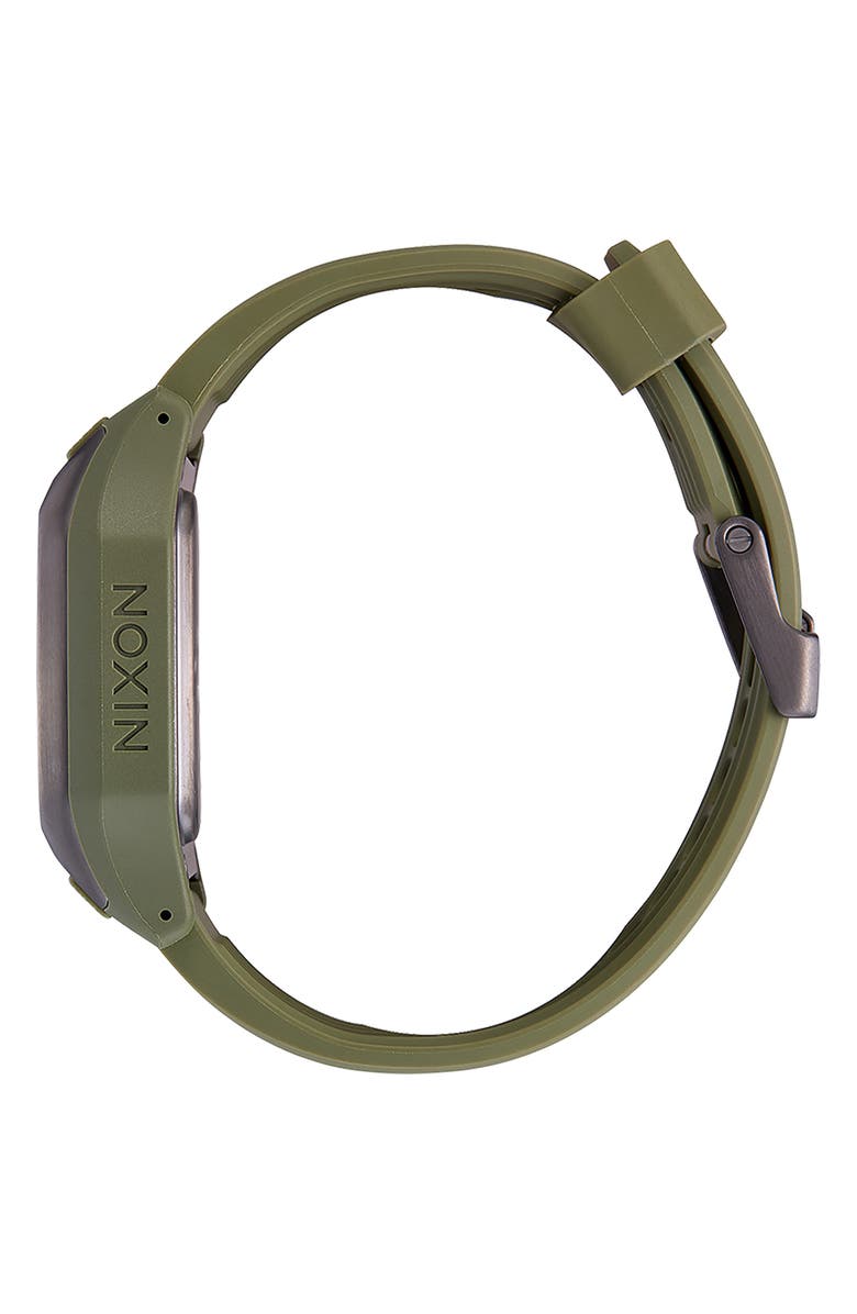 Nixon High Tide Digital Silicone Strap Watch, 44mm, Alternate, color, Surplus