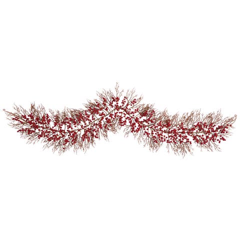 6-ft Red Berry Artificial Christmas Garland