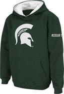 STADIUM ATHLETIC Youth Stadium Athletic Green Michigan State Spartans Big Logo Pullover Hoodie