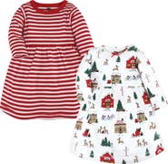 Hudson Baby Two Pack of Long-Sleeve Dress