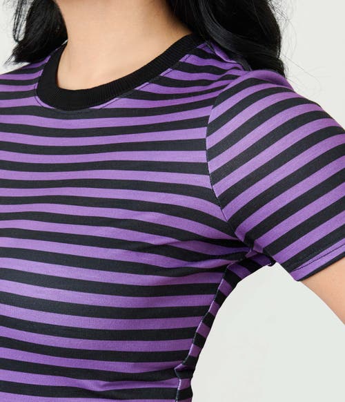 Unique Vintage Back To Basics Top In Purple