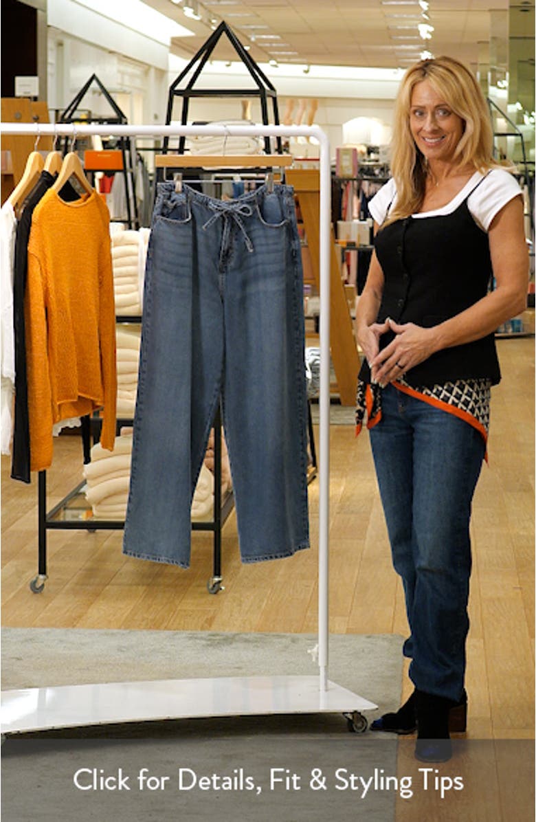 Lounge Wide Leg Crop Jeans, sales video thumbnail