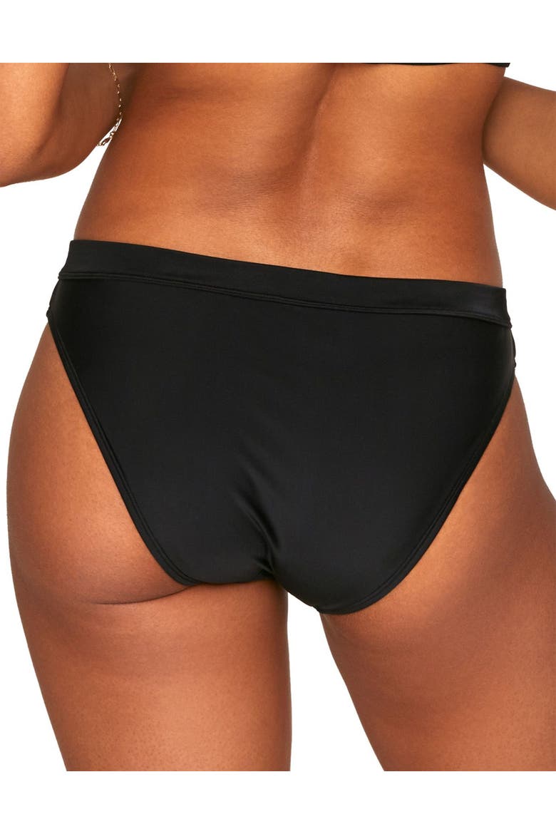 Demi Swimwear Bikini Bottom, Alternate, color, Black