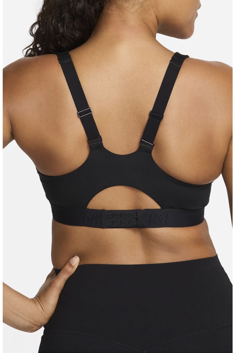 Indy Dri-FIT High Support Sports Bra, Alternate, color, BLACK/ BLACK/ BLACK