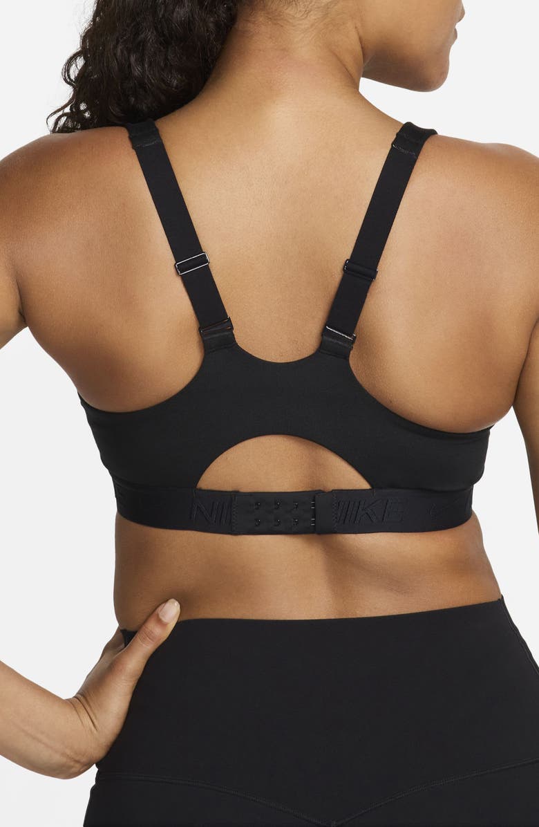 Nike Indy Dri-FIT High Support Sports Bra, Alternate, color, Black/ Black/ Black