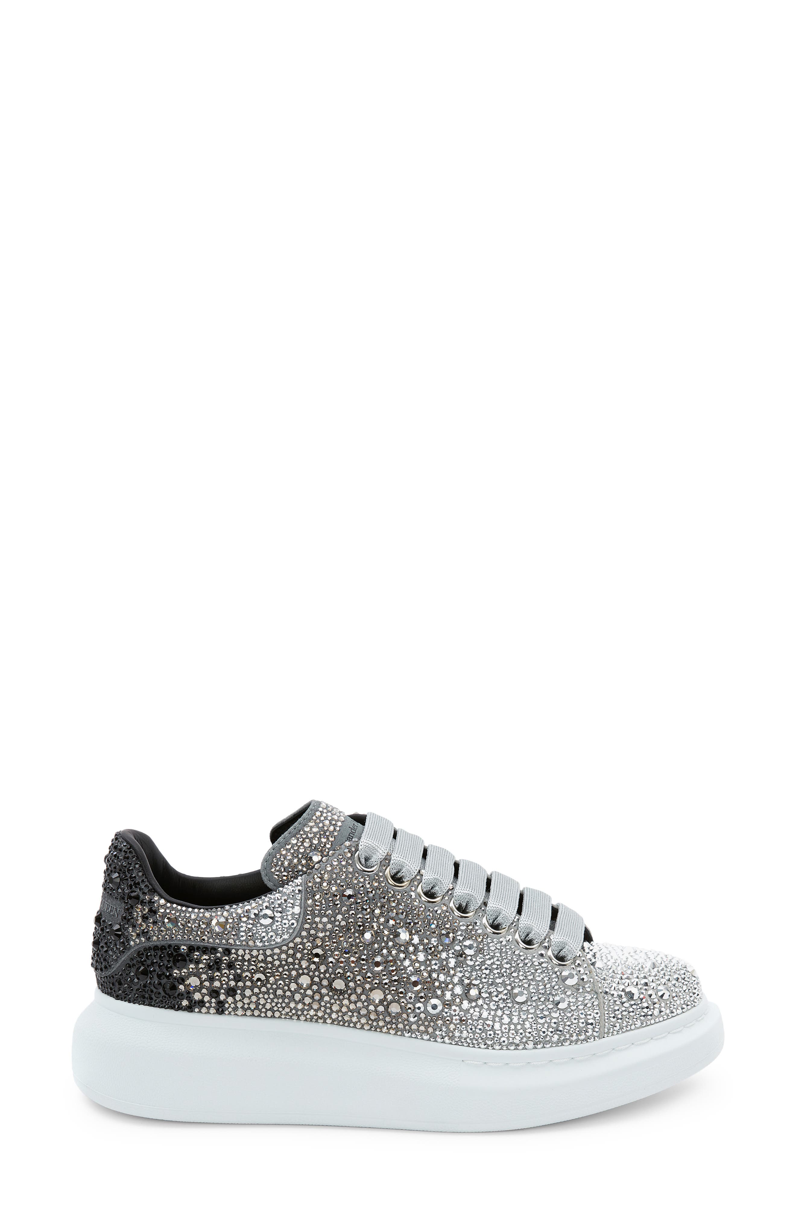 McQueen Alexander McQueen Oversize Crystal Sneaker, Main, color, 