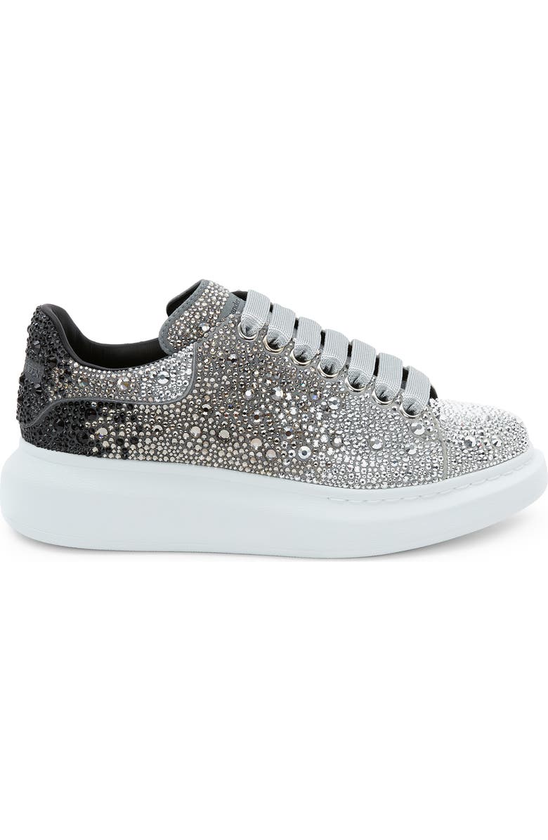 McQueen Alexander McQueen Oversize Crystal Sneaker, Main, color,