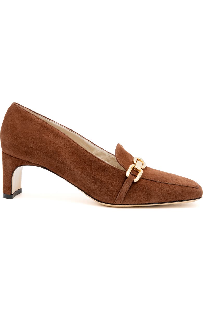 Amalfi by Rangoni Settimio Bit Loafer Pump, Alternate, color, Castagno Cashmere Gold