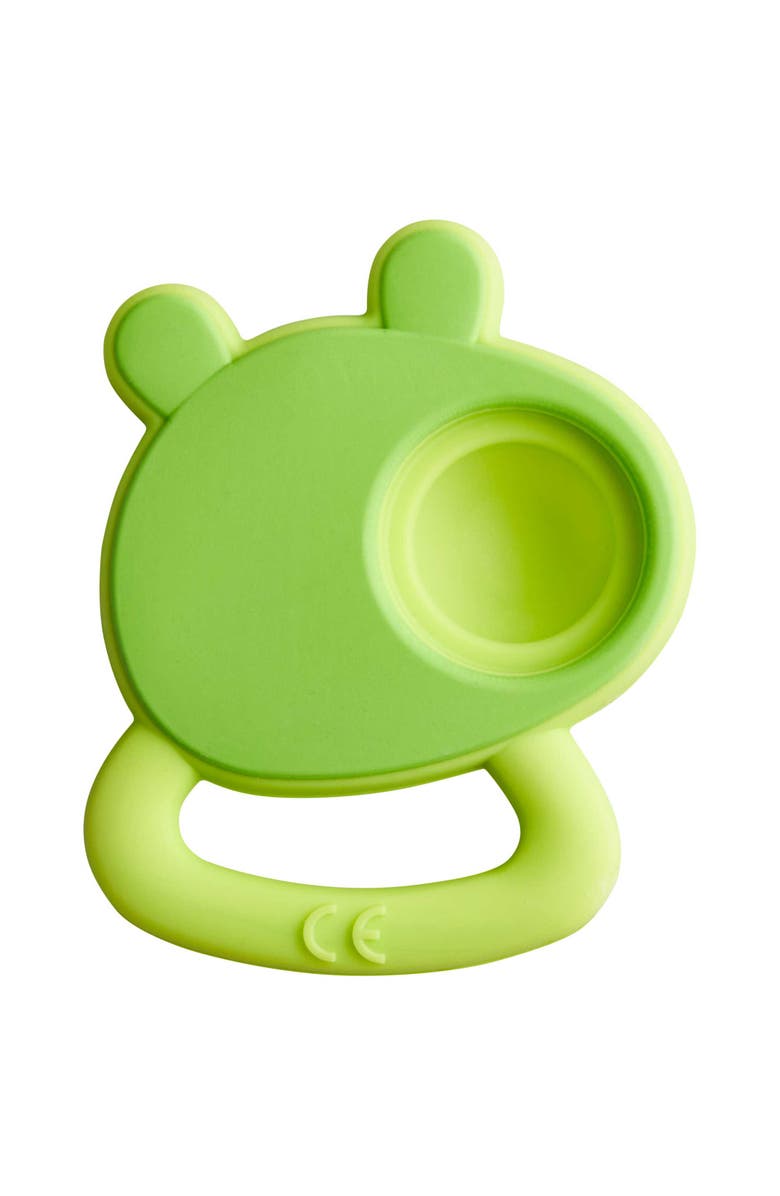 HABA Popping Frog Silicone Teething & Clutching Toy, Alternate, color, Multi