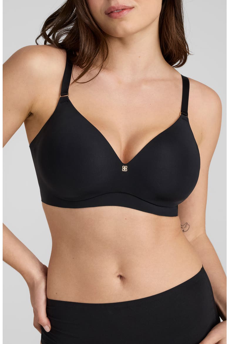 CloudEmbrace Wireless T-Shirt Bra, Main, color, VAMP