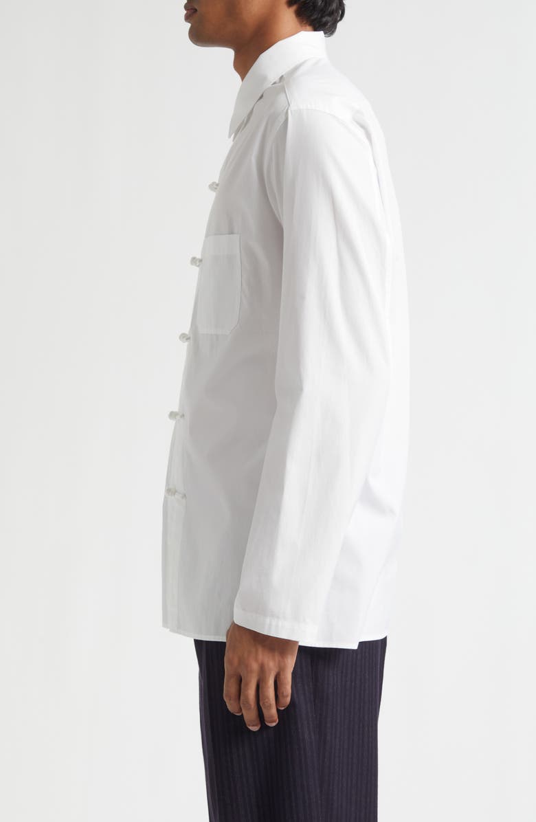 Yohji Yamamoto China Broadcloth Shirt, Alternate, color, White