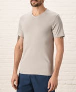 Pact Luxe Stretch Jersey Slim V-Neck Tee